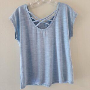 T by Talbots Back Strap Tee, Size MP, Like New